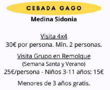 precio visita ganadería cebada gago 2023
